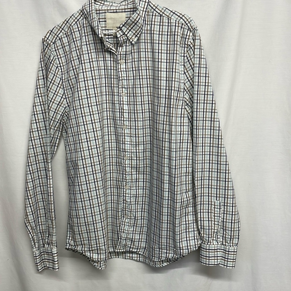 Twenty One Mens button up Long Sleeve Shirt size Large